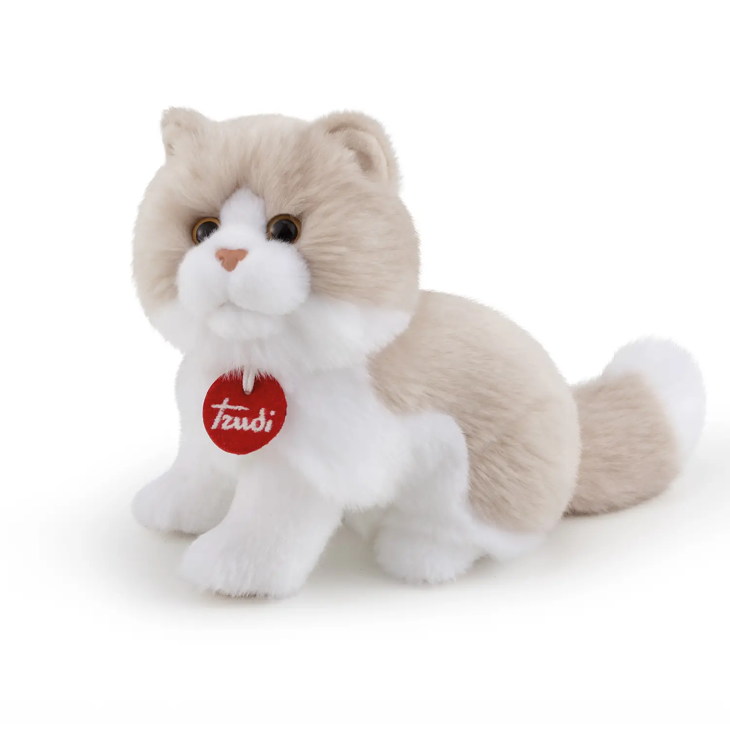 Peluche Gatto Bianco 30 Cm – Morbido E Coccoloso, Imbottito In Cotone PP, Perfetto Come Cuscino O Regalo Per Bambini E Adulti