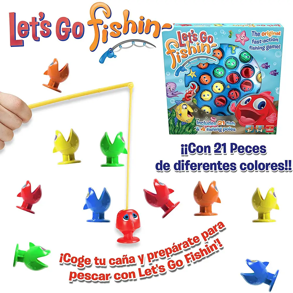 Jumbo Gioco Della Pesca Magnetico Per Bambini 24+ Mesi – Gioco Da Tavolo Educativo Con Canna E Pesci Oceanici