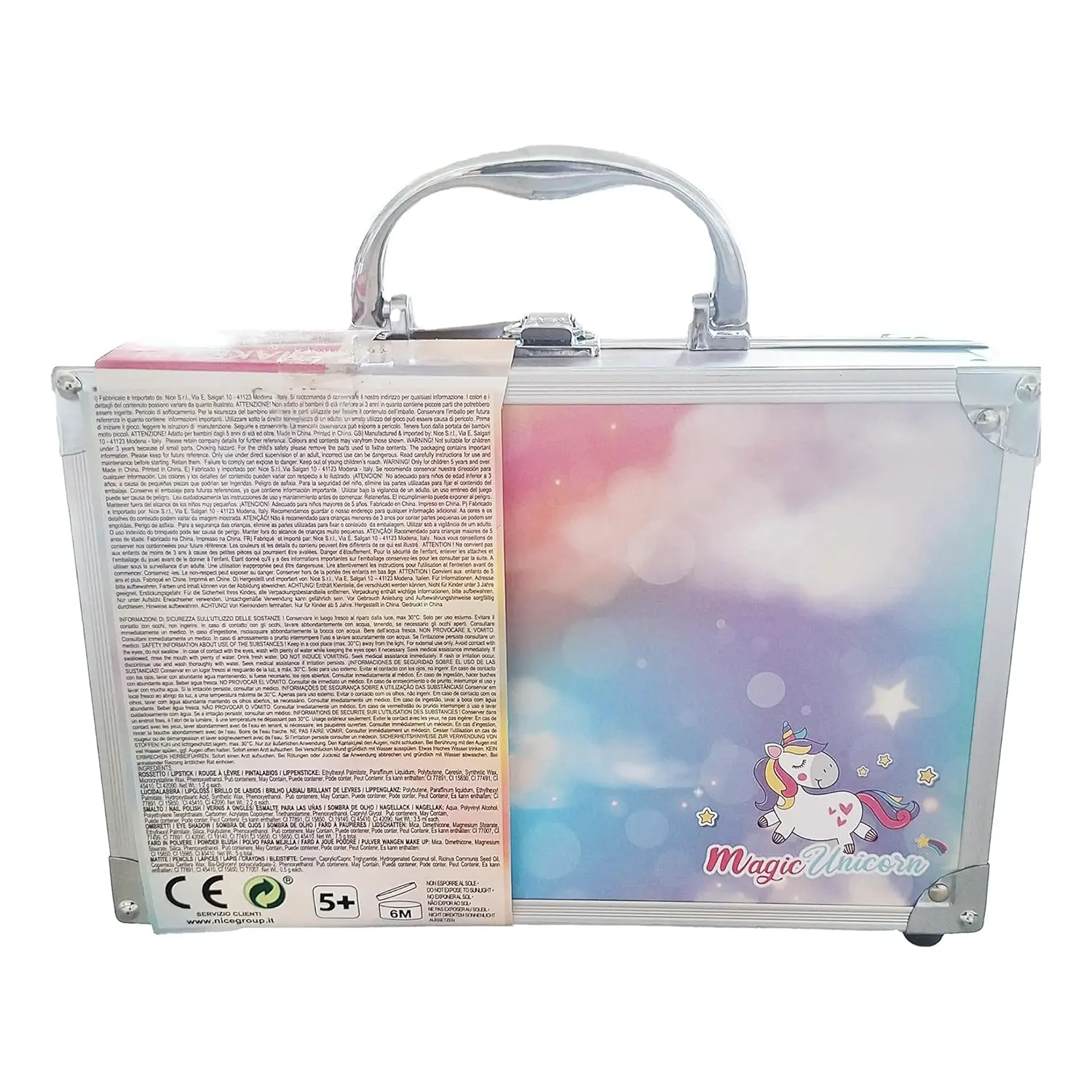 Funnyy Beauty Case Unicorno Da Viaggio - Trousse Appendibile Con Multi Tasche, Organizer Per Trucco E Toeletta, Regalo Per Donne E Ragazze