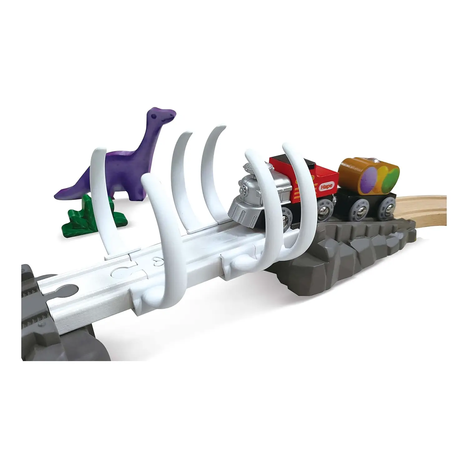 Hape Kit Parco Giochi Avventura - Mattoncini Polym Morbidi, Made In Germany, 100% Riciclabili, Multicolore, 760011