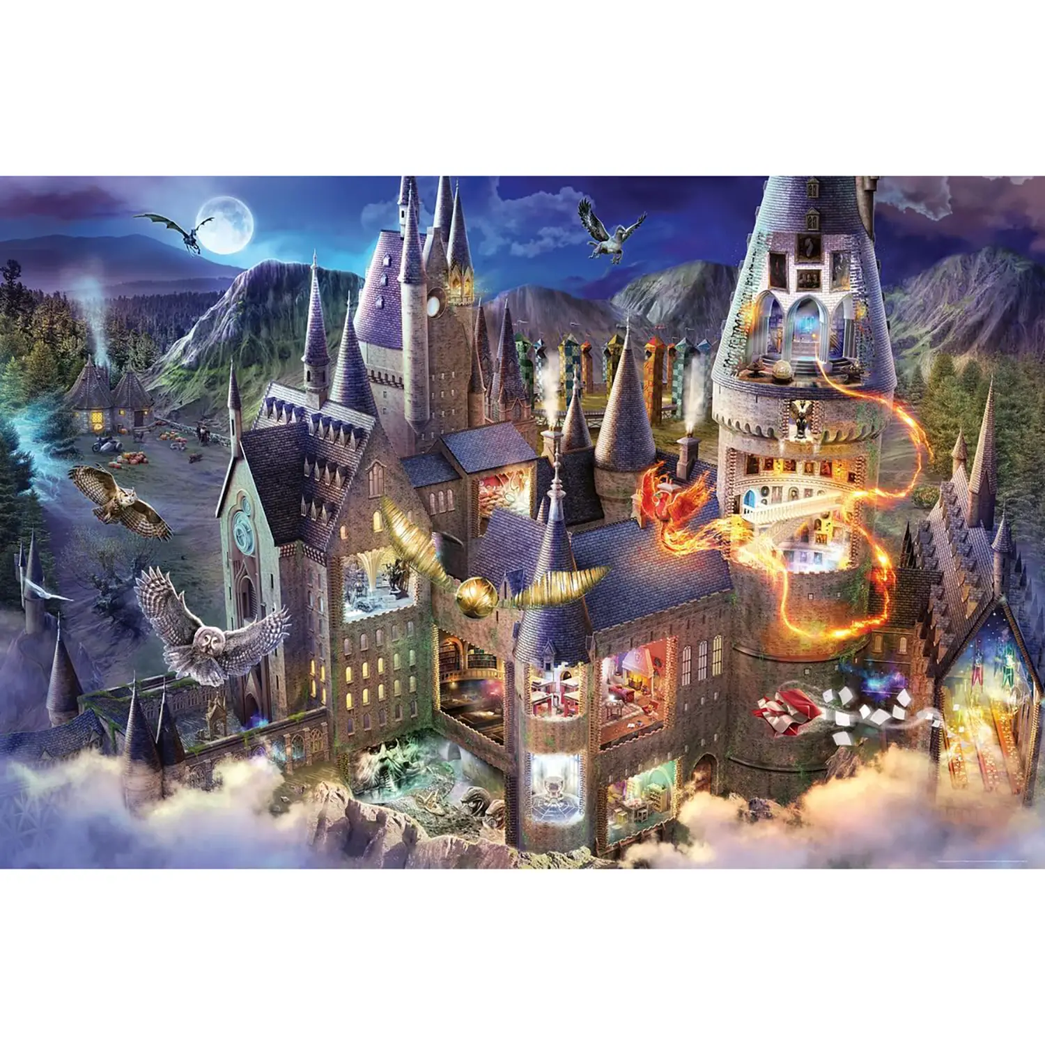 Ravensburger Puzzle Harry Potter 300 Pezzi XXL, Per Bambini 9+ Anni, Gioco Educativo E Stimolante