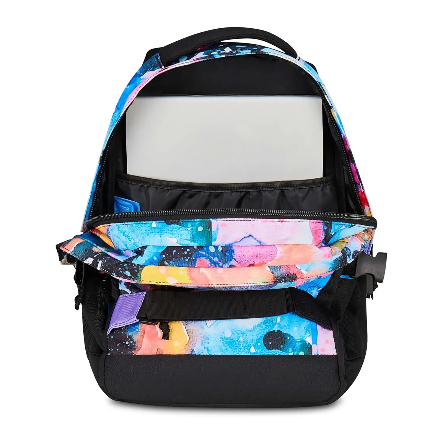 Mitama Zaino Scuola #BDBF Purple Brush | Triplo Scomparto 31L Con Porta USB | Tasca Porta Borraccia E Profondità Regolabile | Zaino Ragazza Medie E Superiori