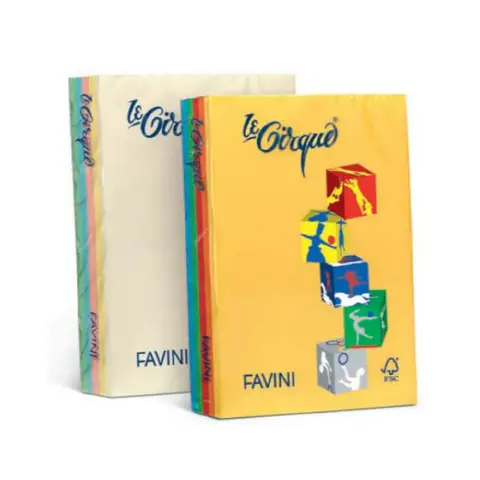 Le Cirque Mix 5 Colori Tenui E 5 Colori Forti A4 80gr 500 Fogli