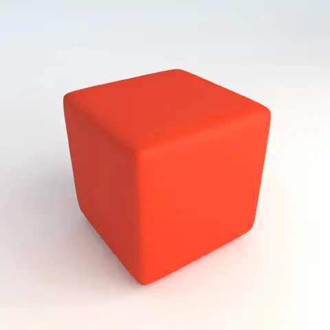 Pouf Ecopelle Ignifugo Quadrato H 40 Arancio Per Una Scuola Innovativa