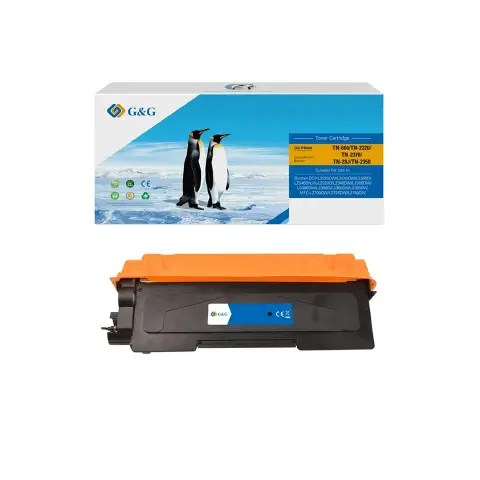 Toner Compatibile GG Nero per Brother DCP-L2520DW, DCP-L2540DW, DCP-L2500D e DCP-L2540DN
