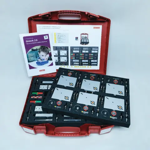 Elettromagnetismo Kit Classe: Interazione con l'elettricità, esperimenti per 6 gruppi di lavoro
