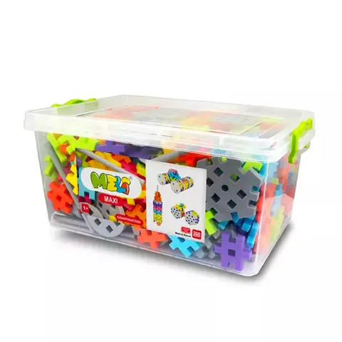 Molto Confezione 30 Pezzi Costruzioni Morbide: Mattoncini Senza BPA Per Bambini Da 1 Anno - Compatibili Con Molto Blocks