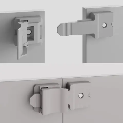 Gancio per Unione Tavoli Archimede – Sistema di Collegamento Modulabile e Stabile