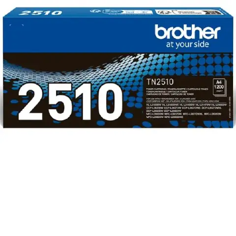 Toner Brother TN2510 Nero, capacità standard 1.200 pagine