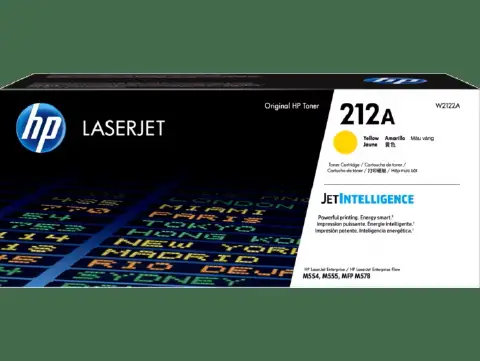 Toner Giallo 212A per Hp Laser Jet Enterprise M554-M555-MFP M578 Series