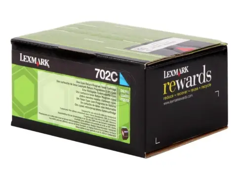 Lexmark Toner 702C Ciano Capacità Standard
