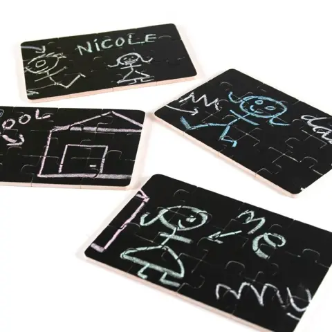 Puzzle Lavagna per Gessetti, Gioco Educativo Diorama