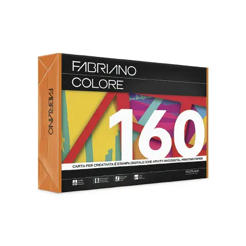 Carta Per Fotocopie Fabriano Colore 160 Gr/mq A4 Aragosta Risma 250 Fogli