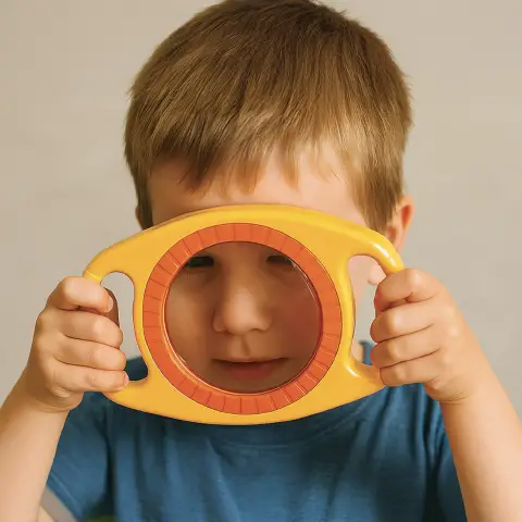 Lente d’Ingrandimento Jumbo per Bambini, Piccoli Occhi sul Mondo