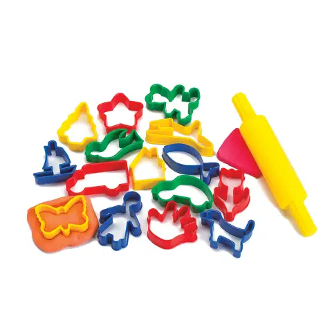 Formine e Sagome per Giocare con Plastilina e Paste da Modellare, 17 Pezzi in Plastica