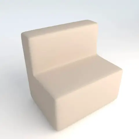 Divano Ecopelle Ignifugo 2 Posti H 46 Bianco Per Ambienti Scolastici Innovativi