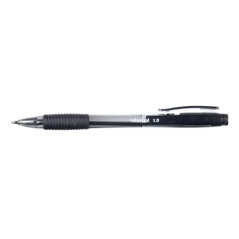 Plus Snap Ballpoint Pen 1.0 mm Black - Pack 12 pcs