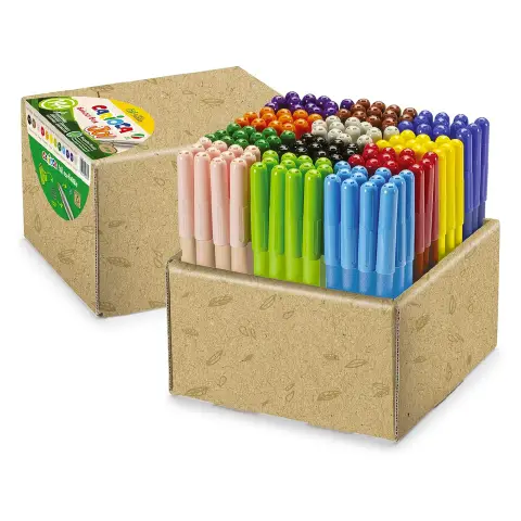 Schoolbox Ecofamily Joy Carioca Pennarelli 144 Pezzi