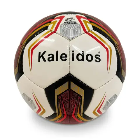 Pallone Da Calcio Professional Misura 4 Bianco-Rosso-Oro (consegnato sgonfio)