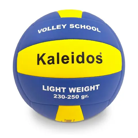 Pallone Pallavolo Volley School Misura 5 Blu - Giallo (consegnato sgonfio)