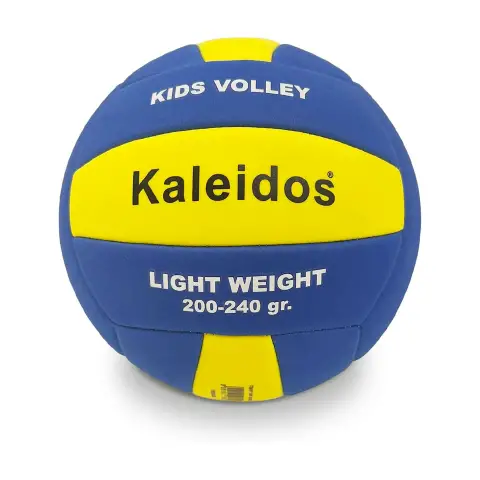 Pallone Pallavolo Volley Kids Misura 5 Blu - Giallo (consegnato sgonfio)