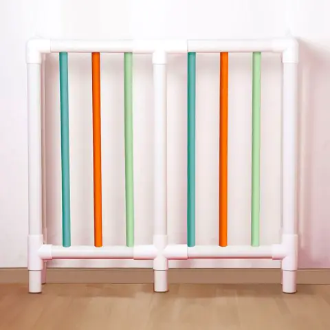 Copritermosifone Baby Arcobaleno, Protezione termosifoni per asili e scuole, Ignifugo e Certificato