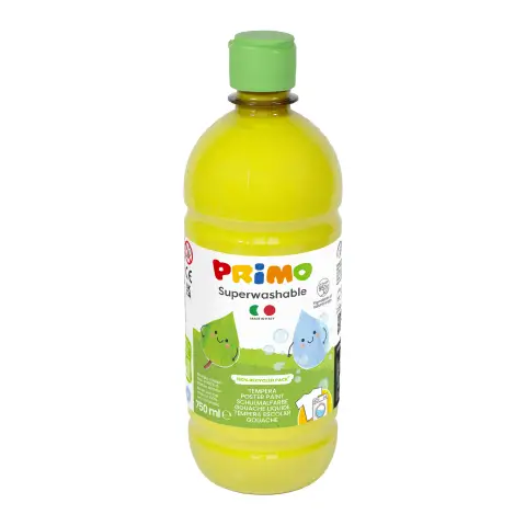 Tempera Super Lavabile Primo 750 ml Giallo