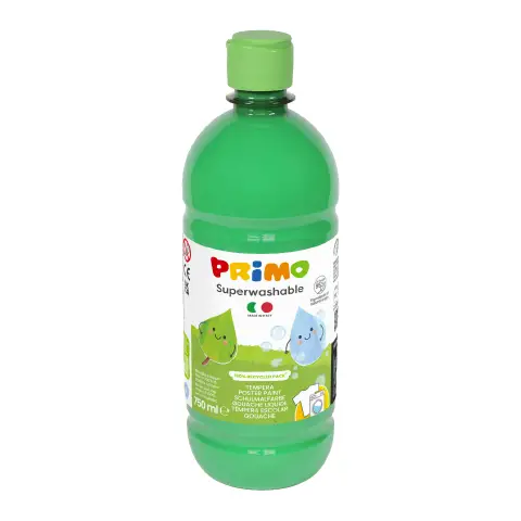 Tempera Super Lavabile Primo 750 ml Verde