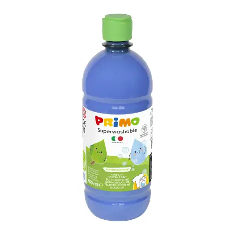 Tempera Super Lavabile Primo 750 ml Blu Oltremare
