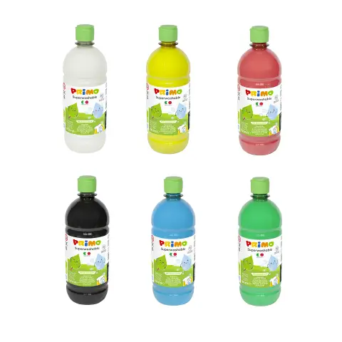 Tempera Super Lavabile Primo 750 ml Confezione 6 Colori