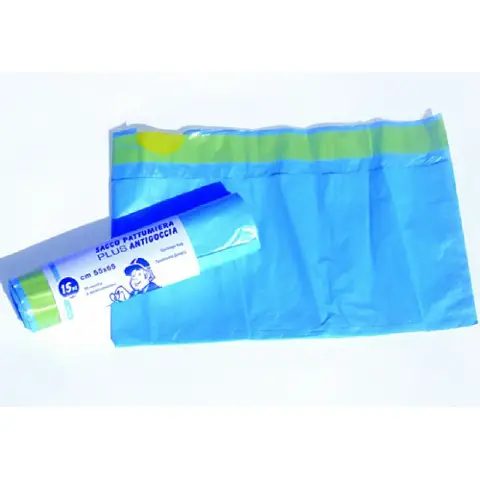 Sacchi Pattumiera Plus 55x65cm 15 Pezzi