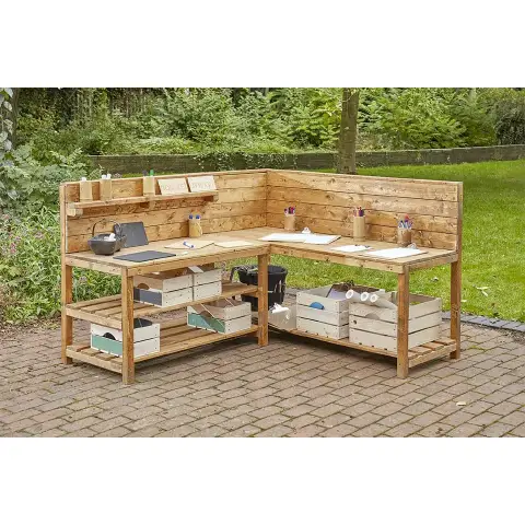 Angolo di Lavoro Multifunzione Per Attività Educative All'Aperto