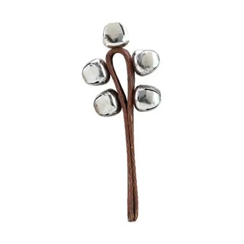 Bastoncino Jingle Stick con 5 Sonagli, Strumento Musicale 17 cm