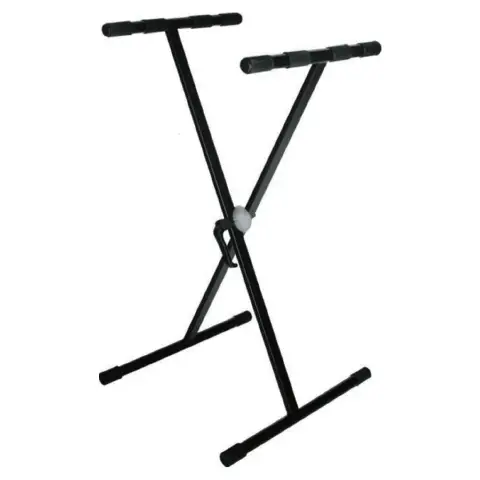 Supporto per Tastiera Musicale in Metallo, Regolabile da 63 a 97 cm
