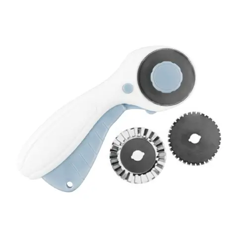 Cutter a Lama Circolare 3-in-1, Taglierina Rotante con 3 Lame Intercambiabili