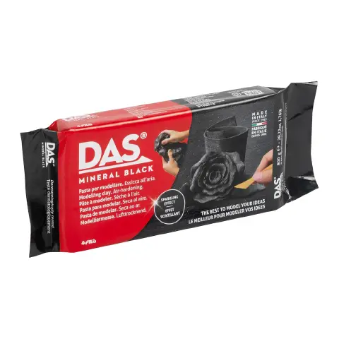 Pasta Per Modellare DAS Mineral Black Nera - Panetto 800gr
