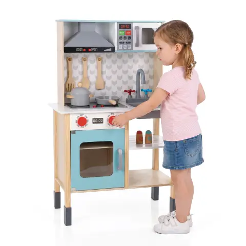 Cucina Bella De Luxe in Legno con Accessori