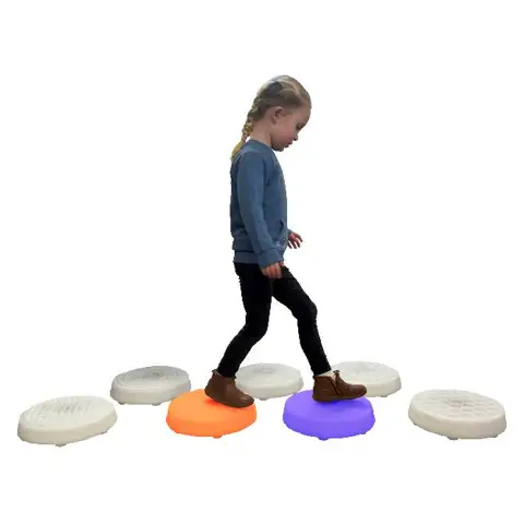 Pietre Luminose Interattive, Percorso Sensoriale Sonoro DoReMi, 7 Pezzi