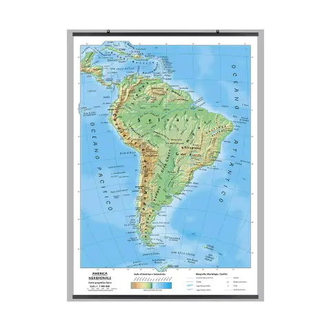 Carta Geografica America Meridionale