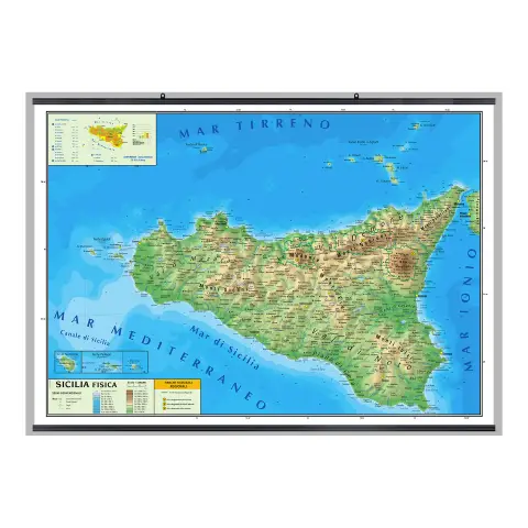 Carta Geografica Sicilia