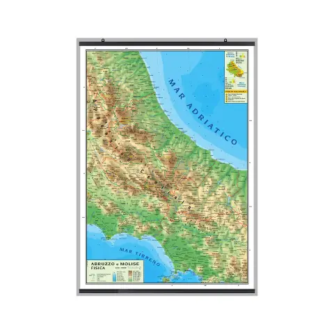 Carta Geografica Abruzzo E Molise