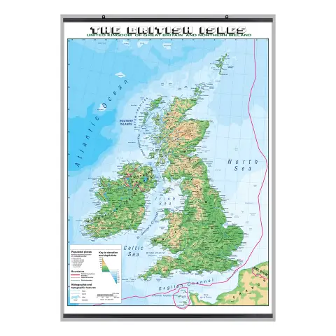 Carta Geografica Madrelingua Gran Bretagna