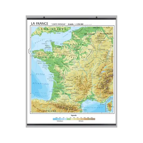 Carta Geografica Madrelingua Francia