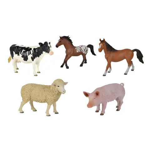 Animali Della Fattoria Set 10 Pezzi