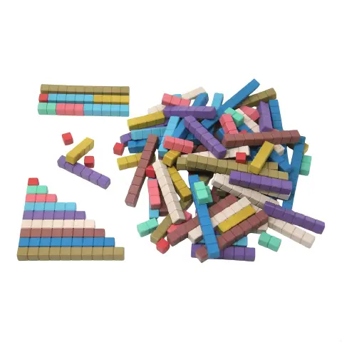 Regoli A Colori Montessoriani 100 Pezzi