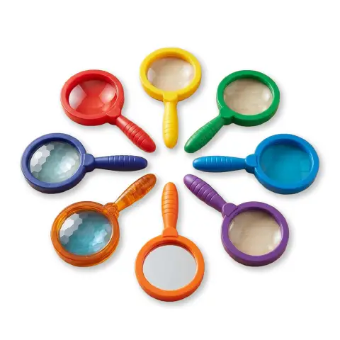 Lenti Didattiche Multieffetto per Bambini, Set 8 Lenti per Esplorazione Visiva