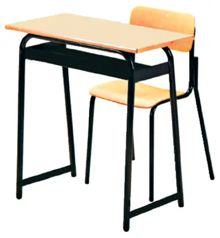 Banco Biposto 900 - Sottopiano In Lamiera H 76 Cm Per Ambienti Scolastici. - Conforme CAM