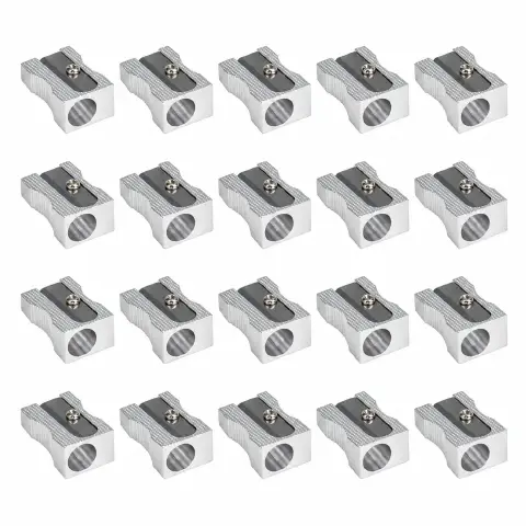 Temperamatite School Metallo 1 Foro - confezione 20 pz