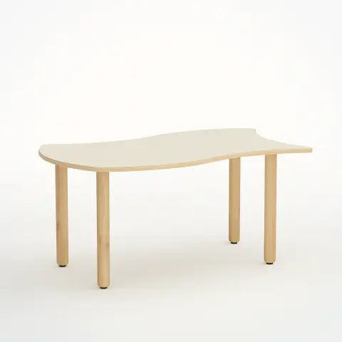 Tavolo Onda Reverso Misura 2 Magnolia La Scuola D'infanzia - Conforme CAM