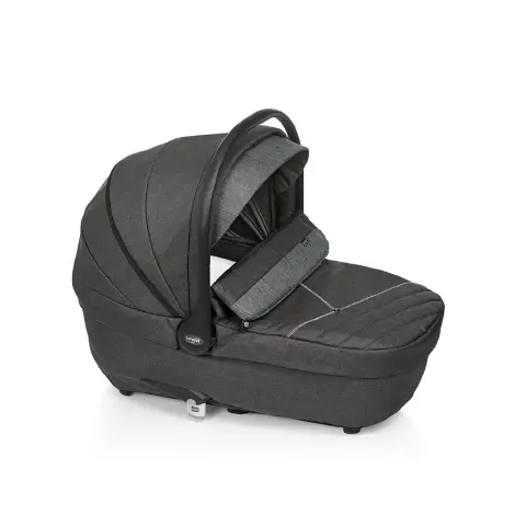 TRIO SISTEMA MODULARE PRESTO CITY DARK GREY CON NAVICELLA OMOLOGATA E BORSA COL.650 TELAIO NERO